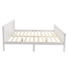 Double Bed 4ft6 Solid Pine Wood Wooden Bed Frame for Adults, Kids, Teenagers