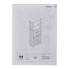 Modern White High Gloss Tall Bathroom Cabinet Storage Furniture Cupboard