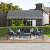 Aluminium Pergola Awning Summer Garden Gazebo Garden Canopy Outdoor Furniture