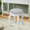 Vintage Dressing Table Desk Stool Vanity Seat Dresser Chairs Bedroom Carving Leg
