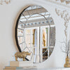 Modern Accent Mirror Wall Mounted Round Mirror Hallway Living Room Bedroom Decor