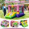Inflatable Bounce House Kids Bouncy Castle(Without Blower)-Purple
