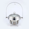 Stainless Steel Round Catering Buffet Chafing Dish Warmer Server Kitchen 6L Hot