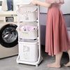 3 Tier Rolling Large Laundry Sorter Cart Hamper Organizer Clothes Bin Basket