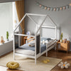 Tree House Single Bunk Bed Pine Wooden Frame Kids Children Sleeper w/ Blackboard