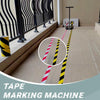 Hand-Push Tape Marking Machine Manual Floor Tape Applicator with Rubber Roller