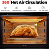 Smilesun 28L Air Fryer Oven w/Rotisserie Oil Free Cooker 18 Preset Digital 1700W