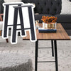 2Pcs 16 inch Industrial Steel Table Legs Stand Feet for Cafe Table/Bench/Cabinet