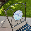Bistro Set Mosaic Patio Outdoor Garden Furniture Table and Chairs Metal Frame