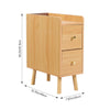 Bedside Cabinet Sofa Side Table Compact Bedroom Furniture Storage Nightstand NEW