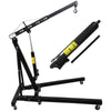 1 Ton 1000KG Trolley Engine Crane Stand Hoist lift Jack Hydraulic Folding Black