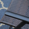 High Back Garden Outdoor Chair 7 Comfortable Positions Rattan Folding Chairs