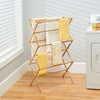 Portable Wooden Clothes Airer Indoor Laundry Clothes Drying Rack Vertical Dryer