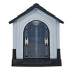 Large Waterproof Outdoor Indoor Plastic Pet Puppy Dog House Home Shelter Kennel