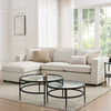 Dusk Soho Natural Linen Look Left Hand Storage Chaise Sofa RRP £859
