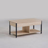 Coffee Table Lift-Top Table Open Hidden Storage Living Room Furniture Light Oak