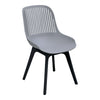 4pcs Dining Chairs Contemporary Lounge Dining Home Office Plastic Reception Seat