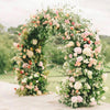 Wedding Round/Heart Arch Stand Backdrop Metal Frame Party Flower Balloons Rack