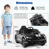 Kids Soft Start Electric Vehicle 12V Battery Powered car w/Remote Control-Black