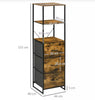 Tall Industrial Cabinet Rustic Metal Chest Drawers Storage Display Shelving Unit