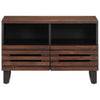 TV Cabinet Brown 70x34x46 Solid Wood Z4A6
