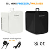 15L Mini Fridge Table Top Electric Cooler & Warmer Portable Ice Box Office Car