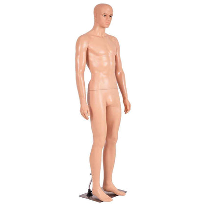 184 cm Male Mannequin Dismountable Mannequin Standing Dress Form Iron Stand