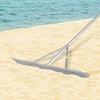 Landscape Rake Heavy-Duty Aluminum Leaf Rake 36-Tine Garden Yard Rake 91 cm Head