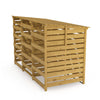 Triple Wheelie Bin Shed with Lids Wooden Garden Dustbin Storage Cupboard Outdoor