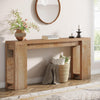Tribesigns 63 Inch Console Table, Farmhouse Wooden Sofa Table Entryway Table