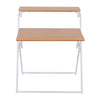 Folding Computer Desk Study Writing Laptop Coffee Table Double Layer Office Desk