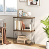 3-Tier Multipurpose Display Rack Home Storage Shelving Unit Industrial Bookshelf