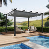 Garden Pergola Awning Gazebo Outdoor Canopy Furniture 13FT Barbecue Shelter