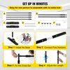 10' x 8' Backdrop Banner Stand Adjustable Telescopic for Trade Show