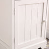 Set of 2 Chic Bedside Cabinet Table Nitghtstands w/ Storage Drawer and Cupboard