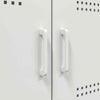 Highboard White 68x39x113 Steel C8U5