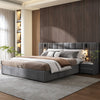 Ottoman Storage Bed Upholstered King Bed Frame with Headboard 5ft, 150x200 cm