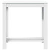 Bar Table White 102x50x103.5 cm Engineered Wood