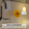 Automatic LED Night Light Plug in Energy Saving Dusk Dawn Sensor Kids Warm Light