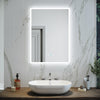 Bathroom Mirror With LED Lights / Bluetooth / Shaver Socket / Demister 500x700mm