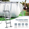122CM Swimming Pool Ladder A-Shaped Stainless Steel Above Ground Safety Ladder