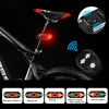Bicycle Tail Light Rechargeable Smart Remote Control Turn Signal Warning Lamp