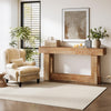 63-Inch Console Table, Farmhouse Wooden Entryway Sofa Table Behind the Couch