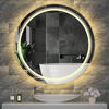 LUVODI Round LED Bathroom Mirror Wall Mounted Backlit Anti-Fog Makeup MirrorIP44