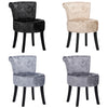 Dressing Table Soft Padded Makeup Chair Velvet Piano Seat Guest Room Bedroom