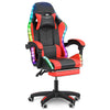 Gaming Chair with RGB LED illuminat Ergonomic Computer Swivel Office Chair Hllae