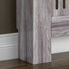 Small Medium Large Radiator Cover Vertical Slatted Grill Wooden Heating Cabinet