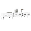 Gecheer TV Stand TV Unit Living Room Storage Furniture TV Cabinet White E2Y1