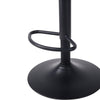 2x Swivel Adjustable Kitchen Breakfast Bar Stools Crushed Velvet Padded Barstool
