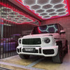 14X Hexagon RGB LED Lighting Garage Car Home Workshop Retail Lighting Border UK